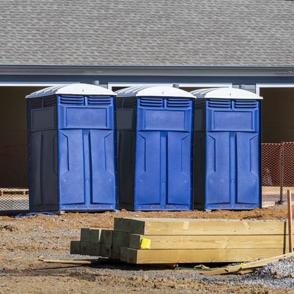 how often are the portable toilets cleaned and serviced during a rental period in Riverview